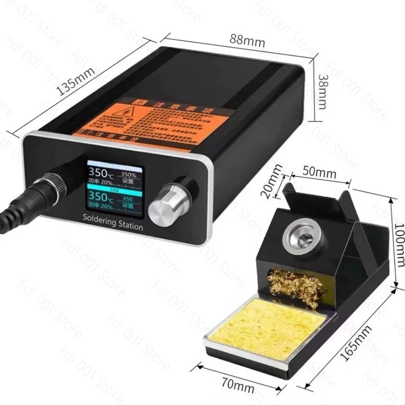 Industrial Laser Soldering Iron - 2026 T12 lasstation, pincet, soldeerbout, krachtige