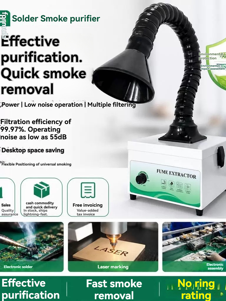 Industrial Laser Welding Iron - Mini Soldeerrookabsorber – Industriële Rookafzuiger voor