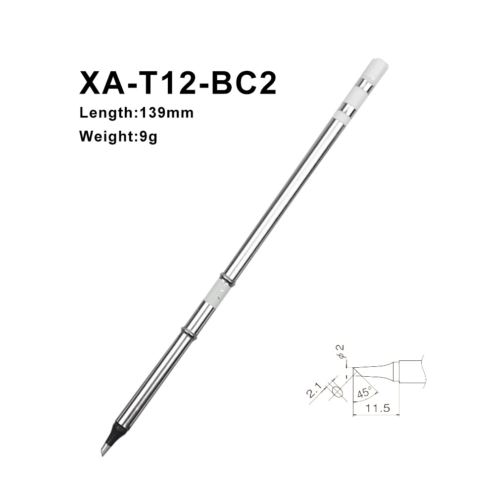 Industrial Laser Soldering Iron - QUICKO XA hoogwaardige T12-BC2 soldeerbout tips