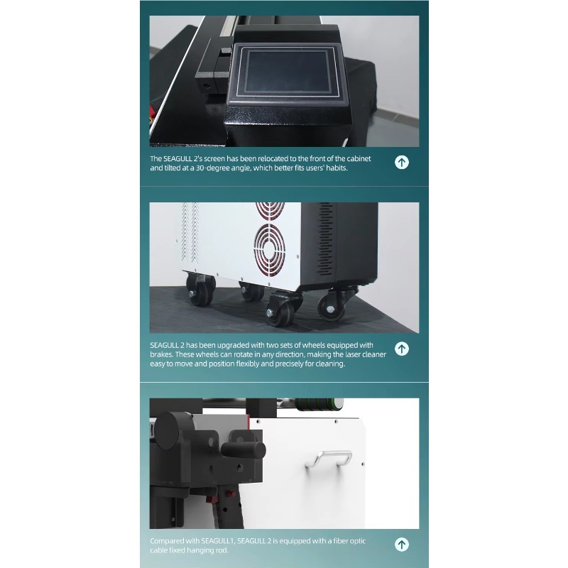 Industrial Laser For Cleaning - Draagbare Pulse Fiber 300W Laser Reinigingsmachine
