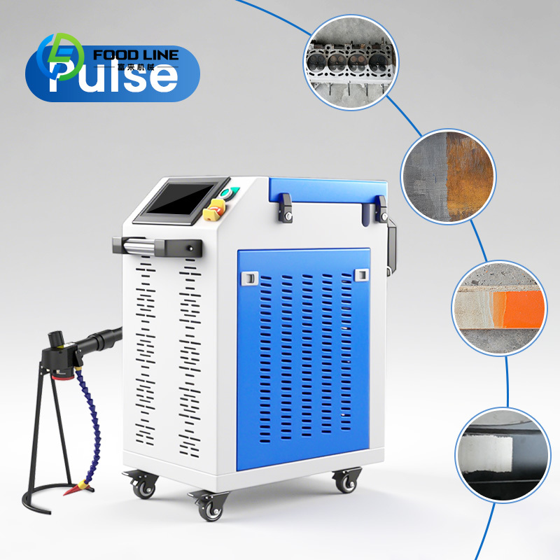Industrial Laser Machine Price - Aangepaste laserreinigingsmachine 100W olie- en roestverwijdering