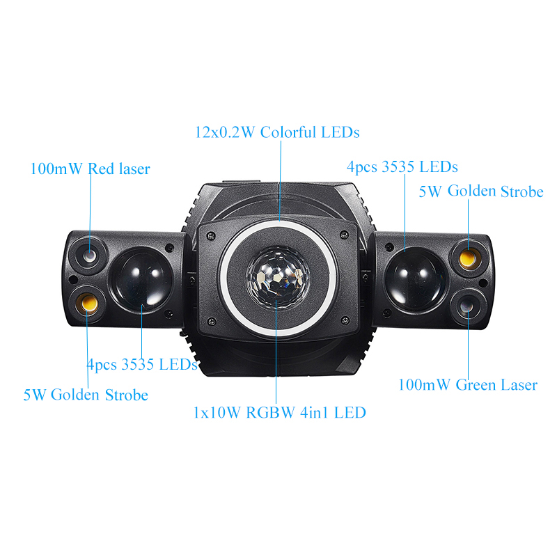 DMX Kleurrijke LED Beam Laser  - Industrial Laser Beam recensie en prijs