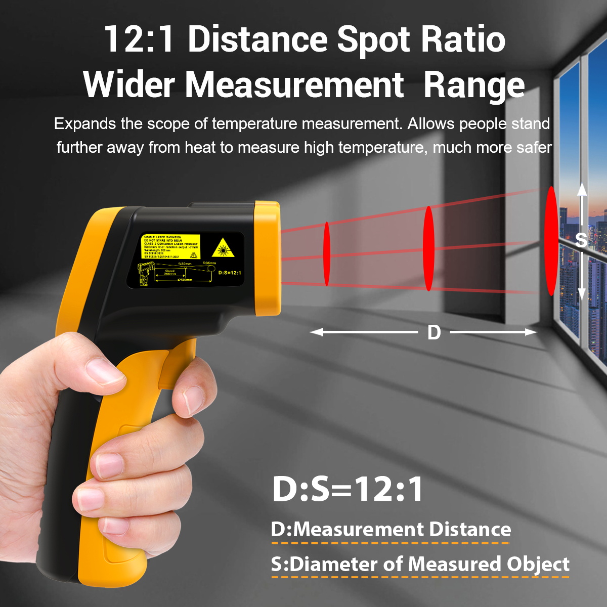 LAOLAU JD 16 Infrarood Thermom - Industrial Laser Temperature recensie en prijs