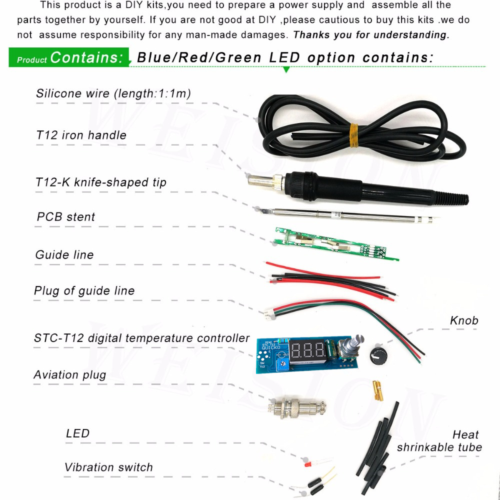 STC-T12 soldeerbout DIY kits/U - Industrial Laser Soldering Iron recensie en prijs