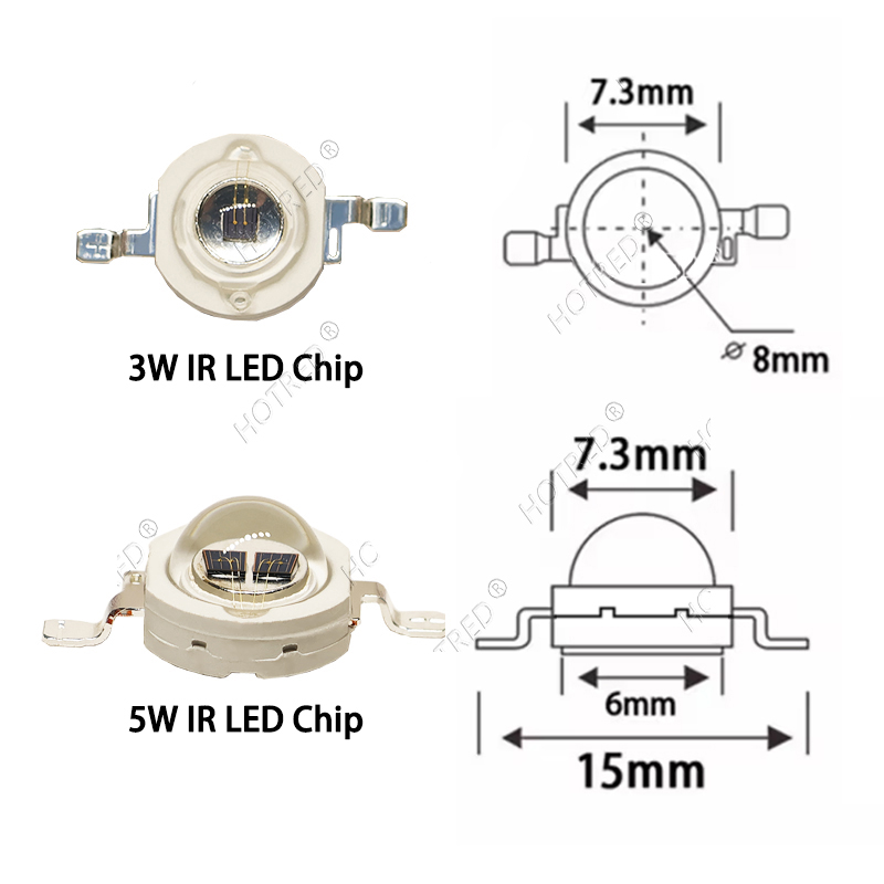 1-10 stuks IR LED 3W 5W 1050nm - Industrial Laser Beam recensie en prijs